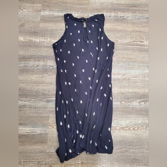 Sonoma Goods for Life Tank Top Swing Dress women's size Medium cactus graphic - Picture 2 of 8